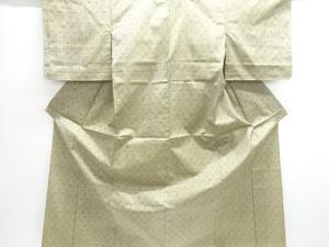 紗綾型模様織り出し西陣お召単衣着物